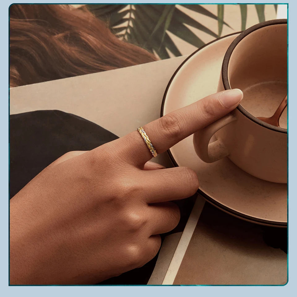 Braided Sterling Silver Ring
