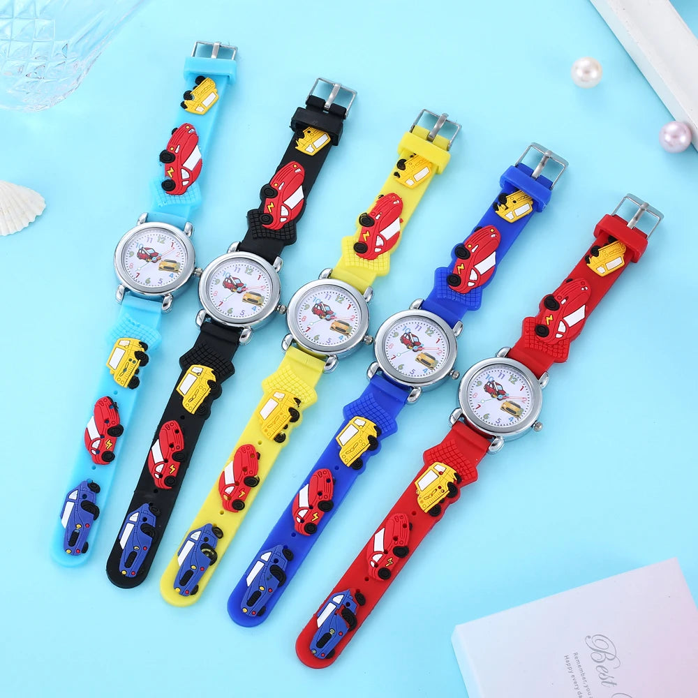 Cute Car Kids Watch – 2024 Gift”