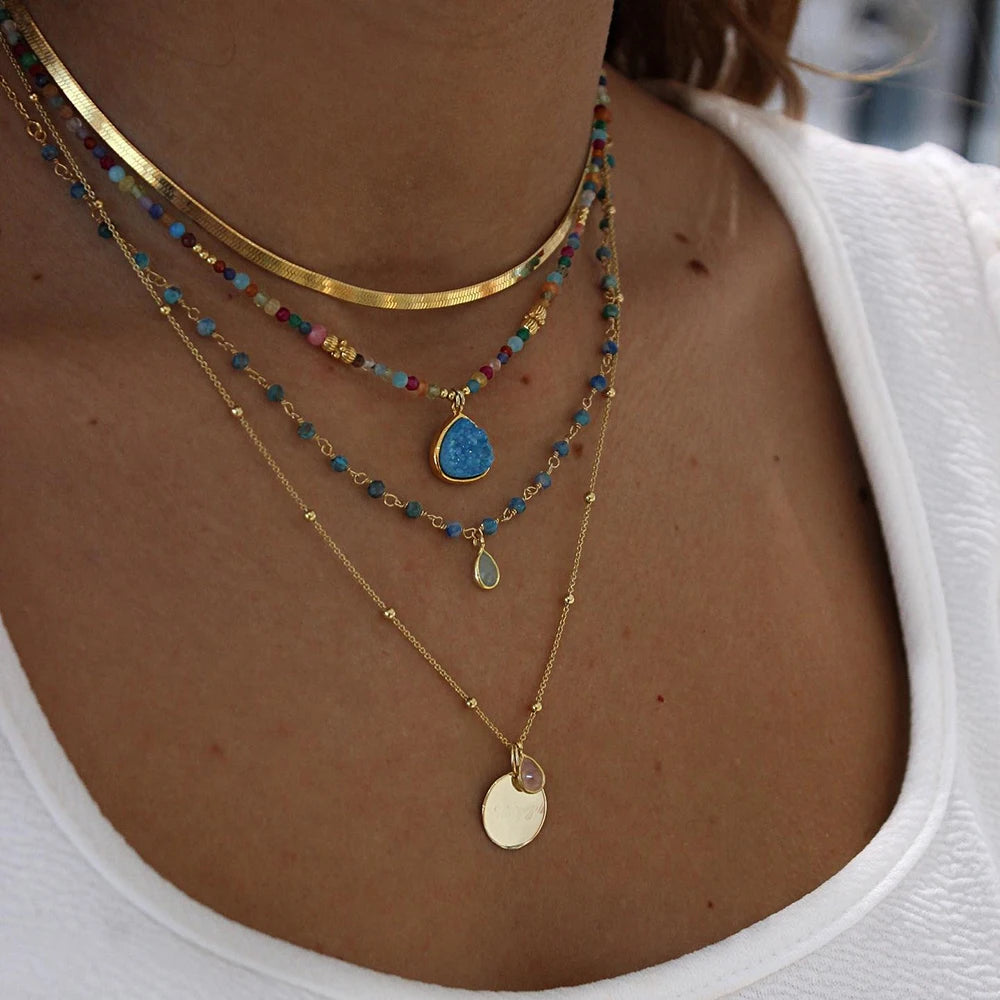 Bohemian Multilayer Beaded Necklace