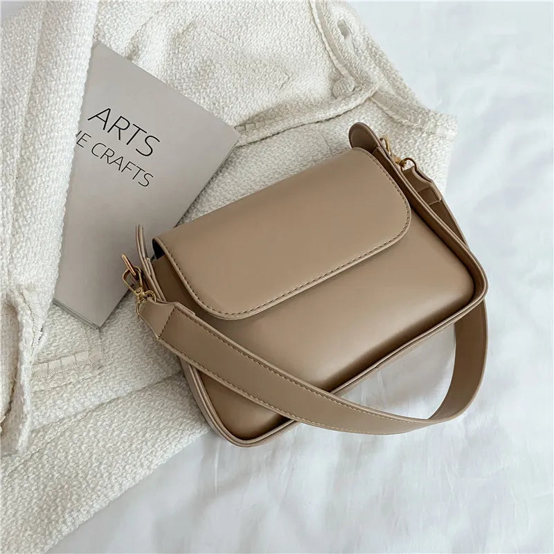 Trendy PU Flap Shoulder Bag