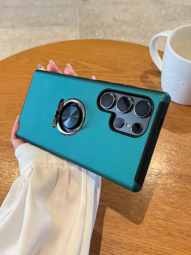 Shockproof Magnetic Ring Holder Cover – Samsung