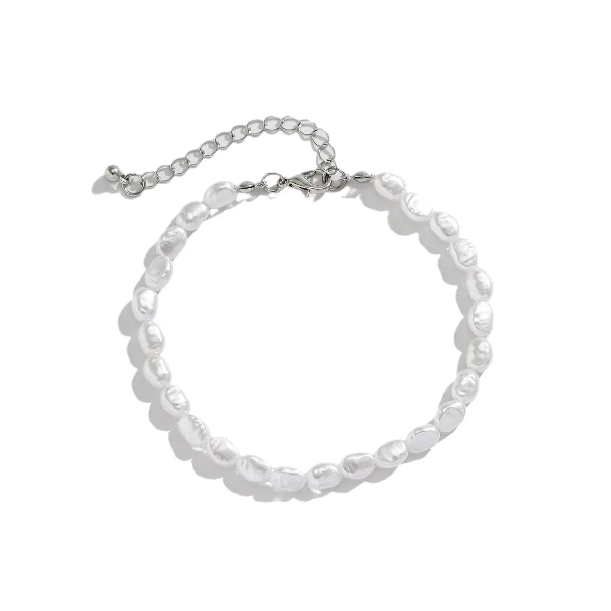 Baroque Pearl Beaded Bracelet – Unisex Style"