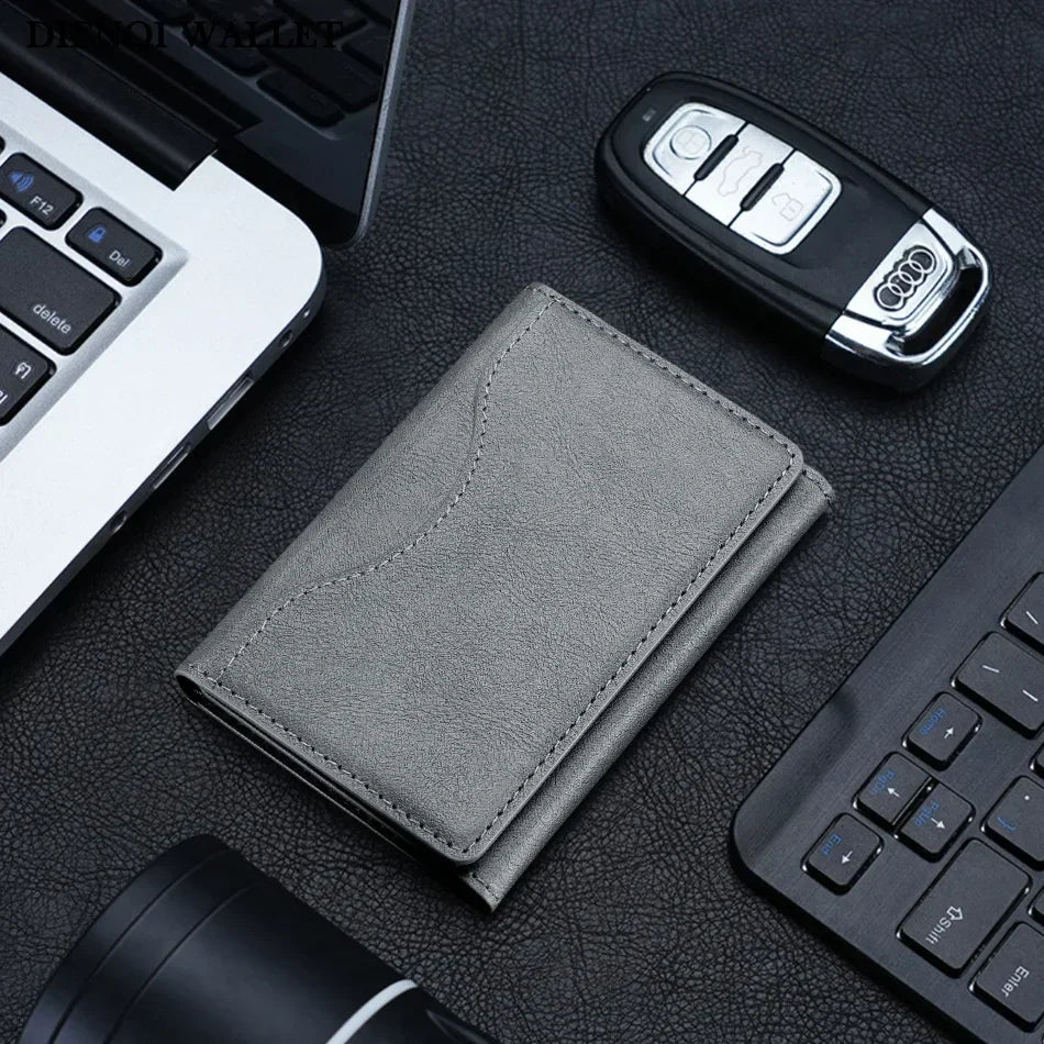 Magnetic Trifold Wallet with Magsafe – PU Leather