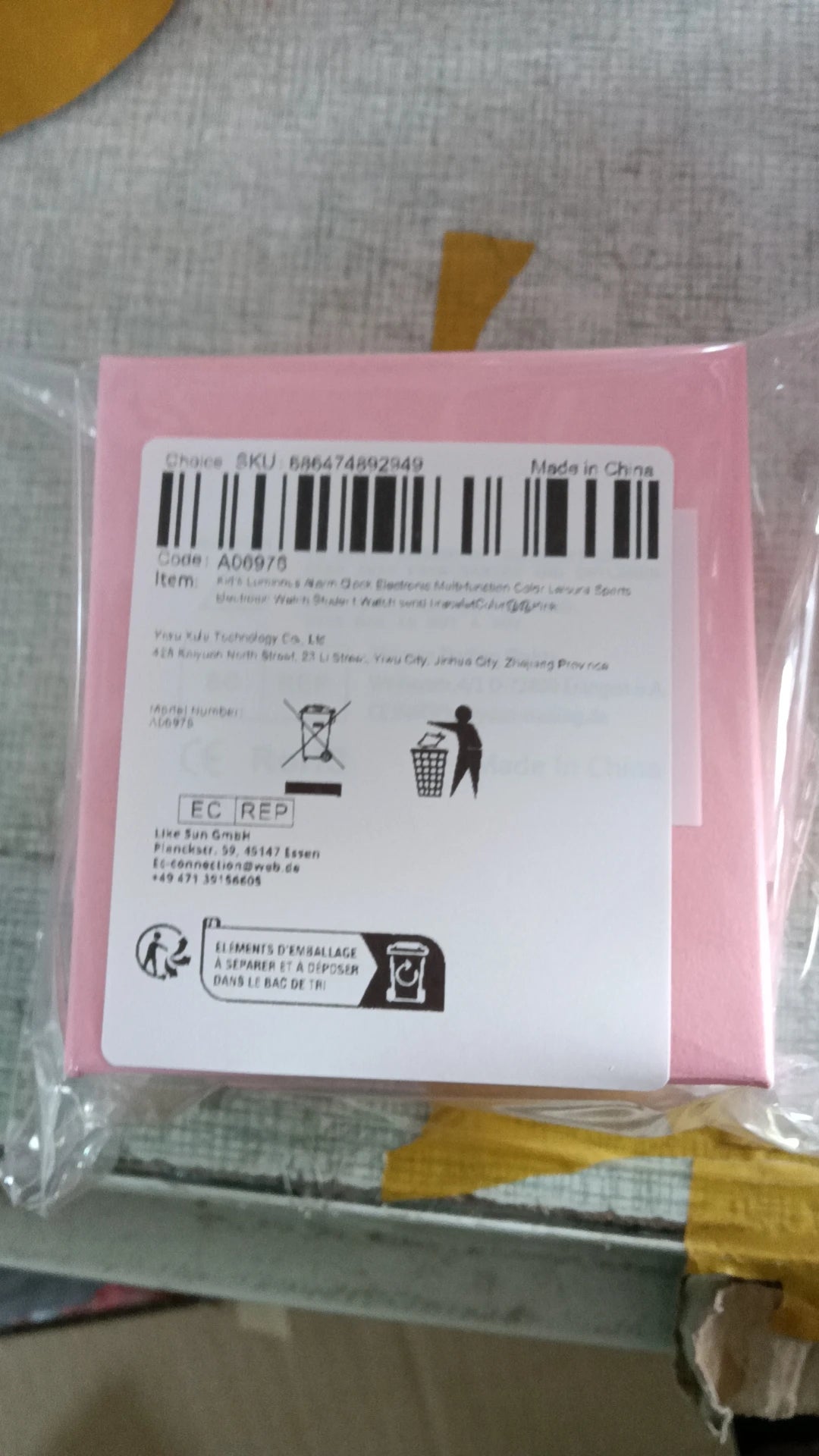 Kids Luminous Sports Watch Set