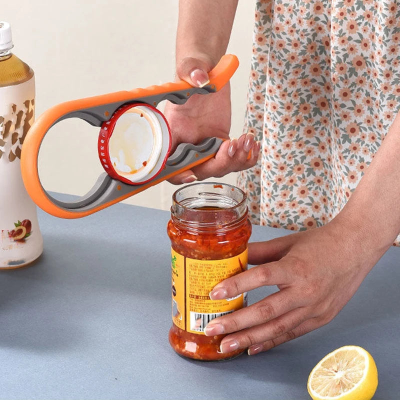 Jar Gripper, Lid & Can Opener – Handy Kitchen Essential