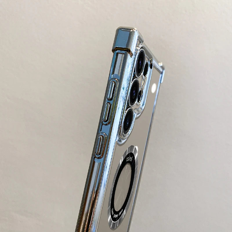 Luxury Magnetic Wireless Charge Cover – Samsung