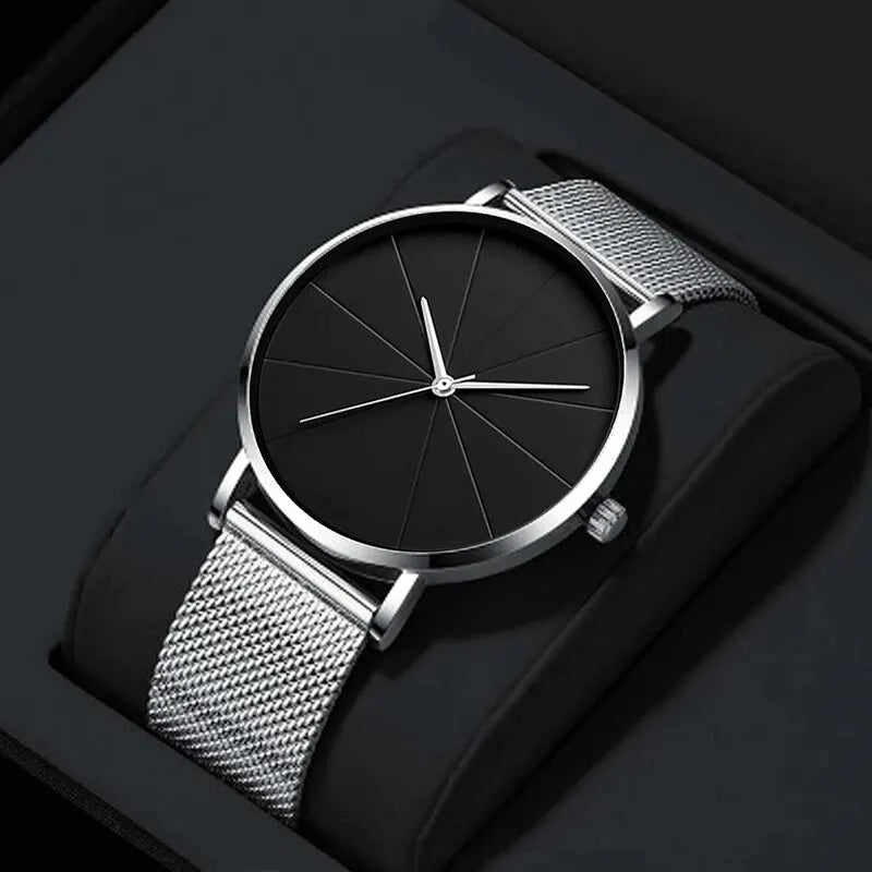 Mens Fashion Business Quartz Wristwatch Fashion Calendar