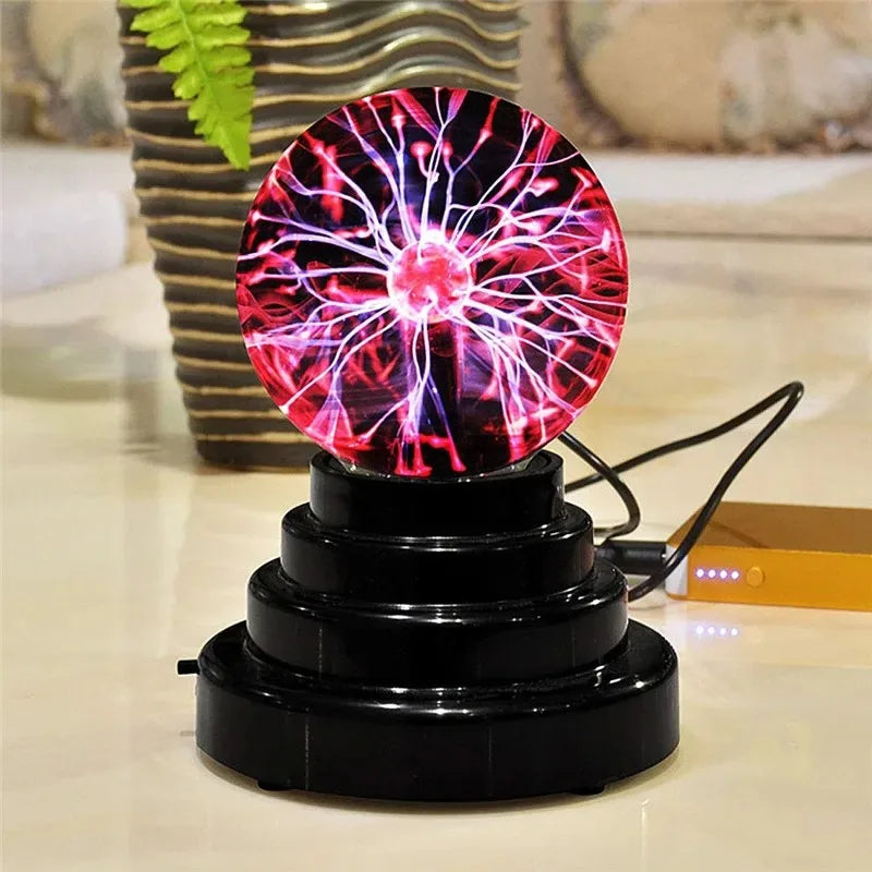 3-6 Inch LED Plasma Light for Bedroom Decor and Kids Gifts.