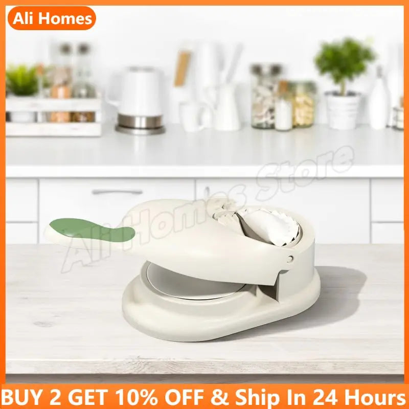 2-in-1 Dumpling & Momo Molding Machine – DIY Manual Press.