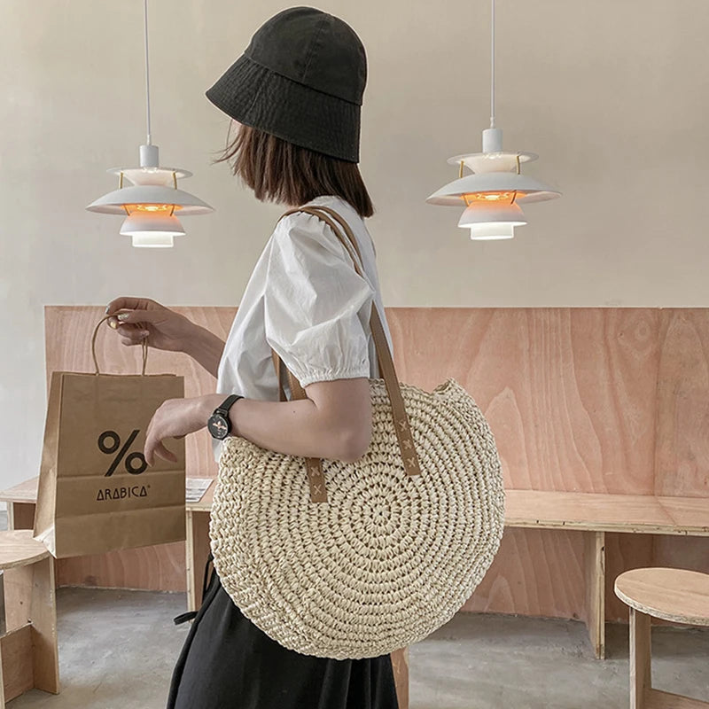 Handmade Woven Beach Tote