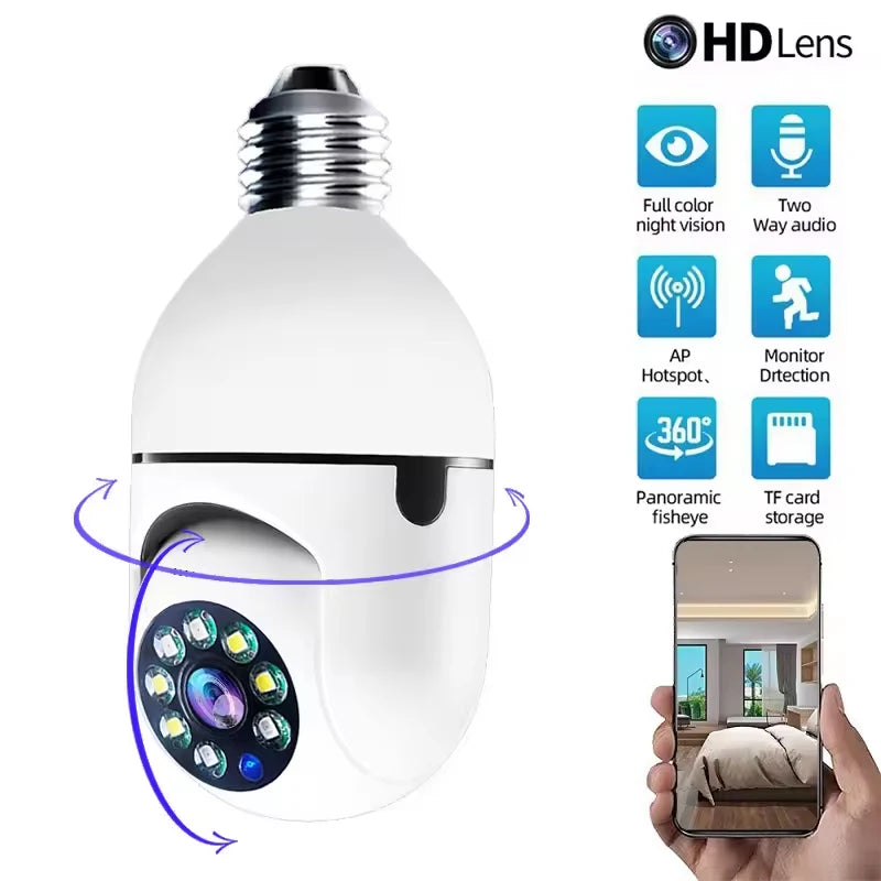 Smart WiFi Bulb Camera
