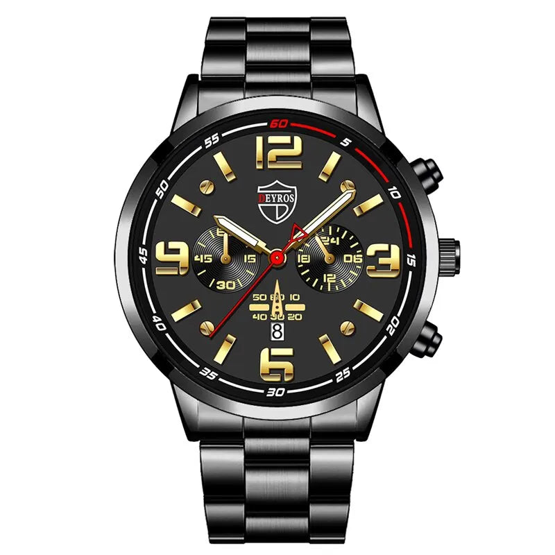 Men's Stainless Steel Business Watch