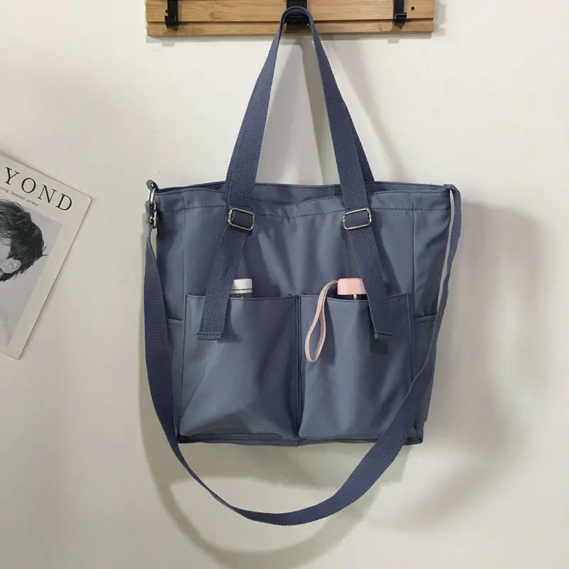 Casual Oxford Tote & Crossbody Bag for Women