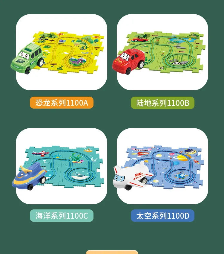 Children’s DIY Electric Railroad Car – Fun Assembly Toy