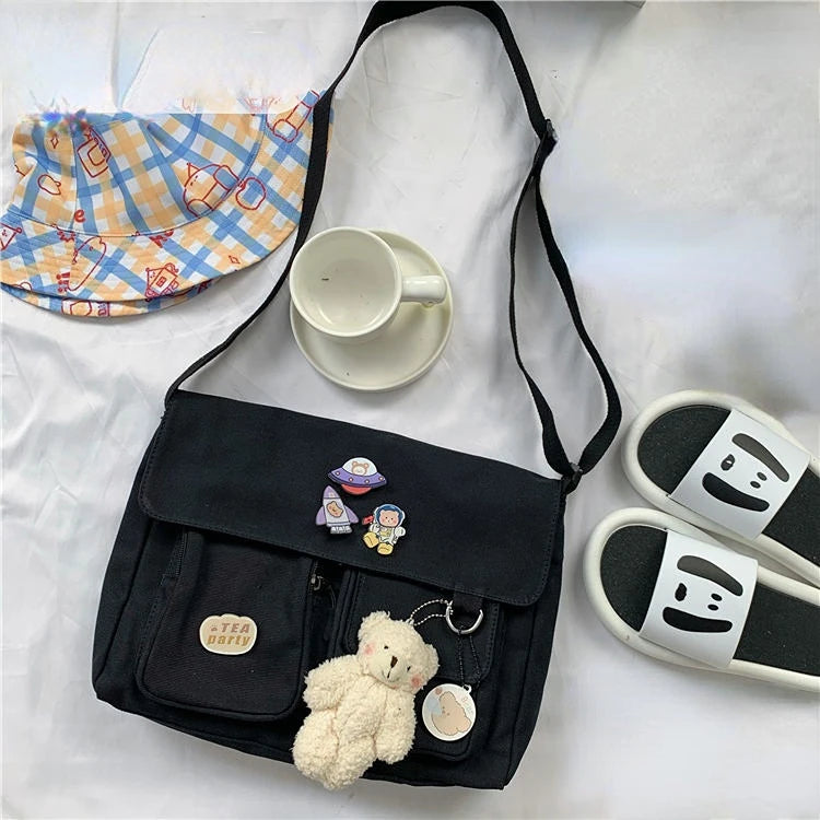 Wild Student Shoulder Bag – Japanese Style Pouch