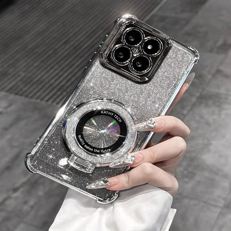 Luxury Glitter Bracket Cover – Xiaomi Redm