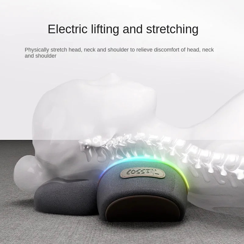 Electric Cervical Pillow Massager – Hot Compress & Vibration