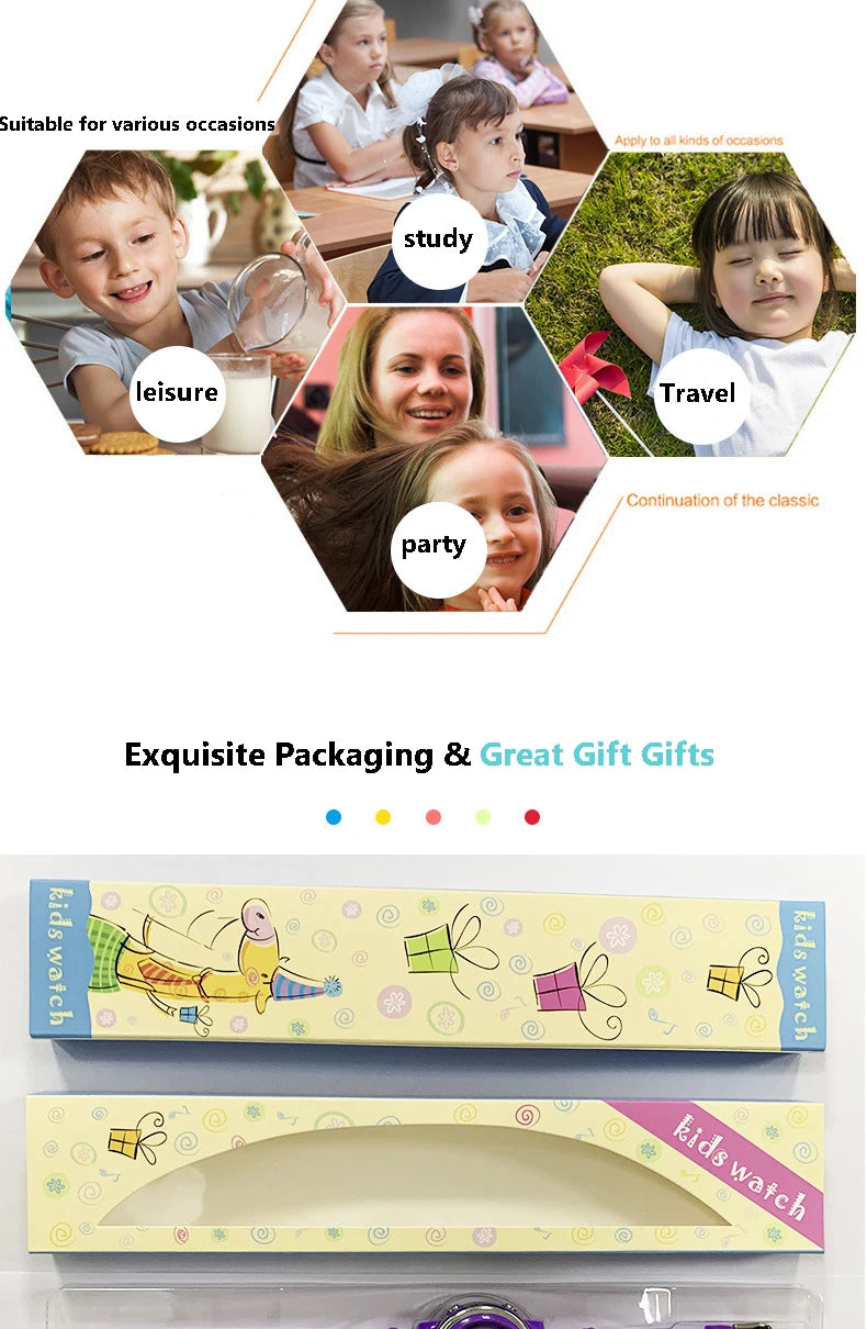 UTHAI Kids Sports LED Digital Watch Waterproof