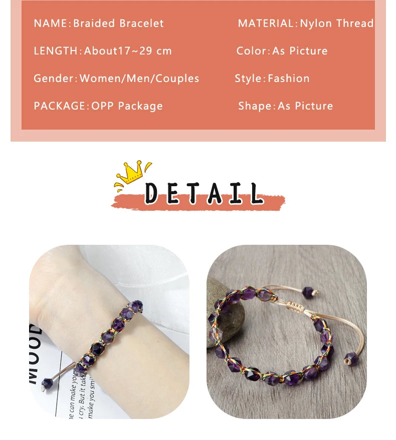 Natural Stone Bracelet for Women & Men
