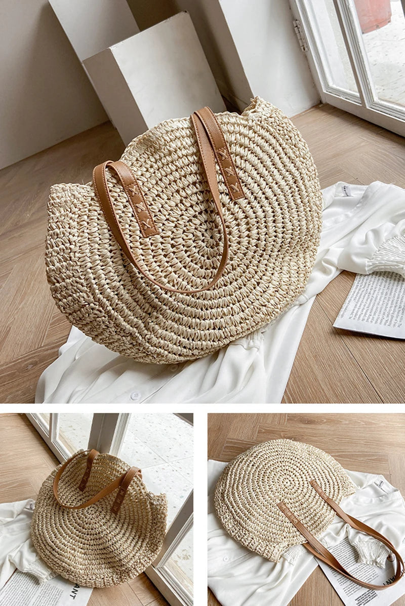 Handmade Woven Beach Tote