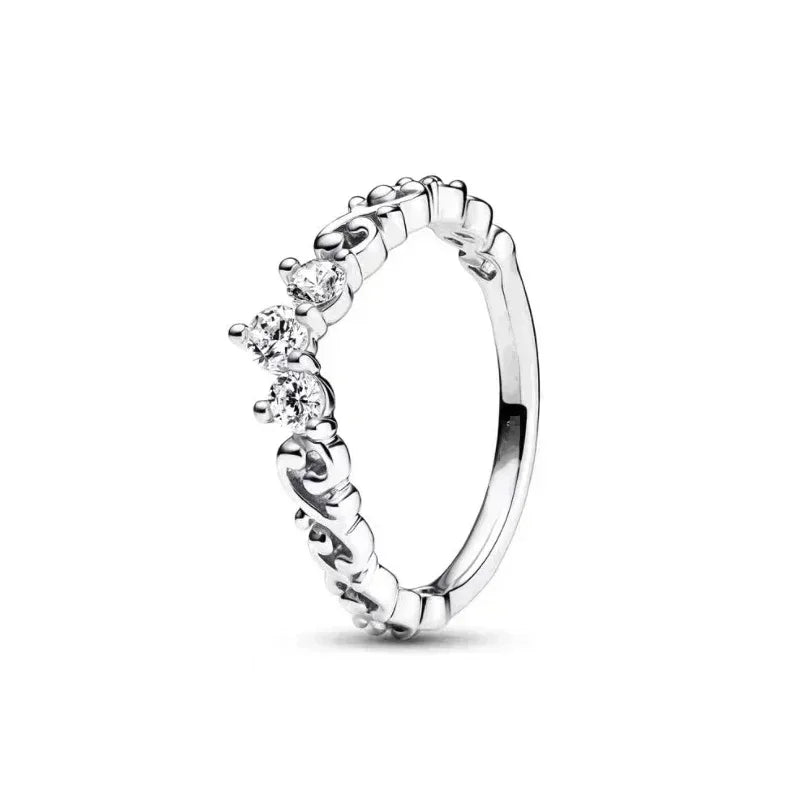 "Classic 925 Silver Heart Ring – Couple Jewelry Gift"