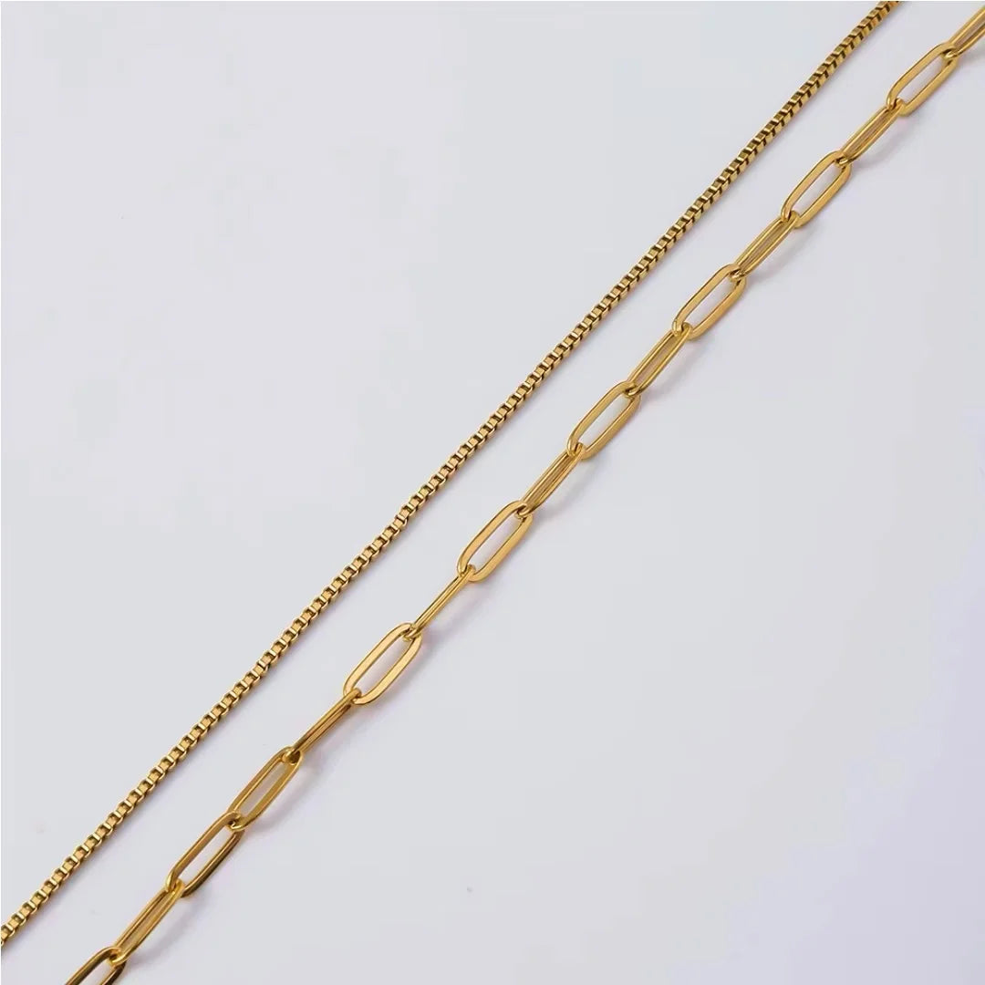 Gold Rustic Steel Bracelet Men