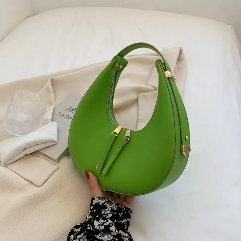Luxury Half Moon Tote