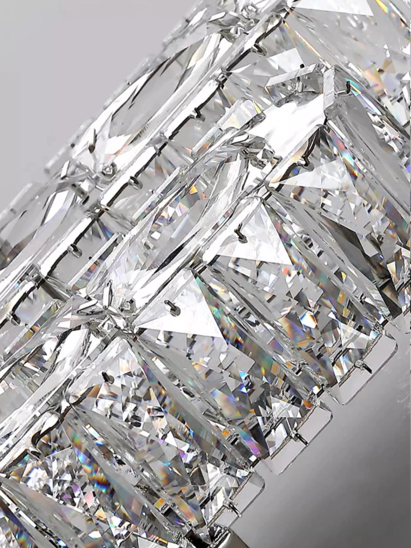 Crystal Wall Lamp – Gold & Silver