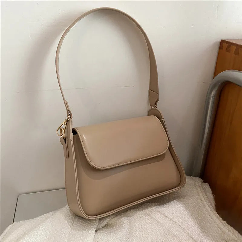 Trendy PU Flap Shoulder Bag