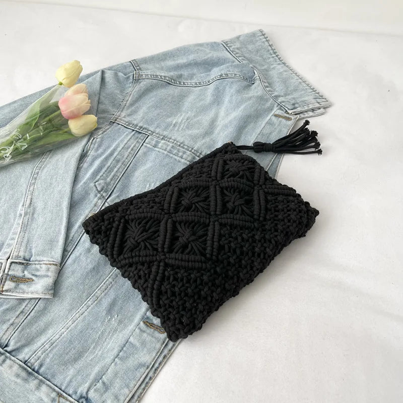 Straw Woven Crossbody Bag