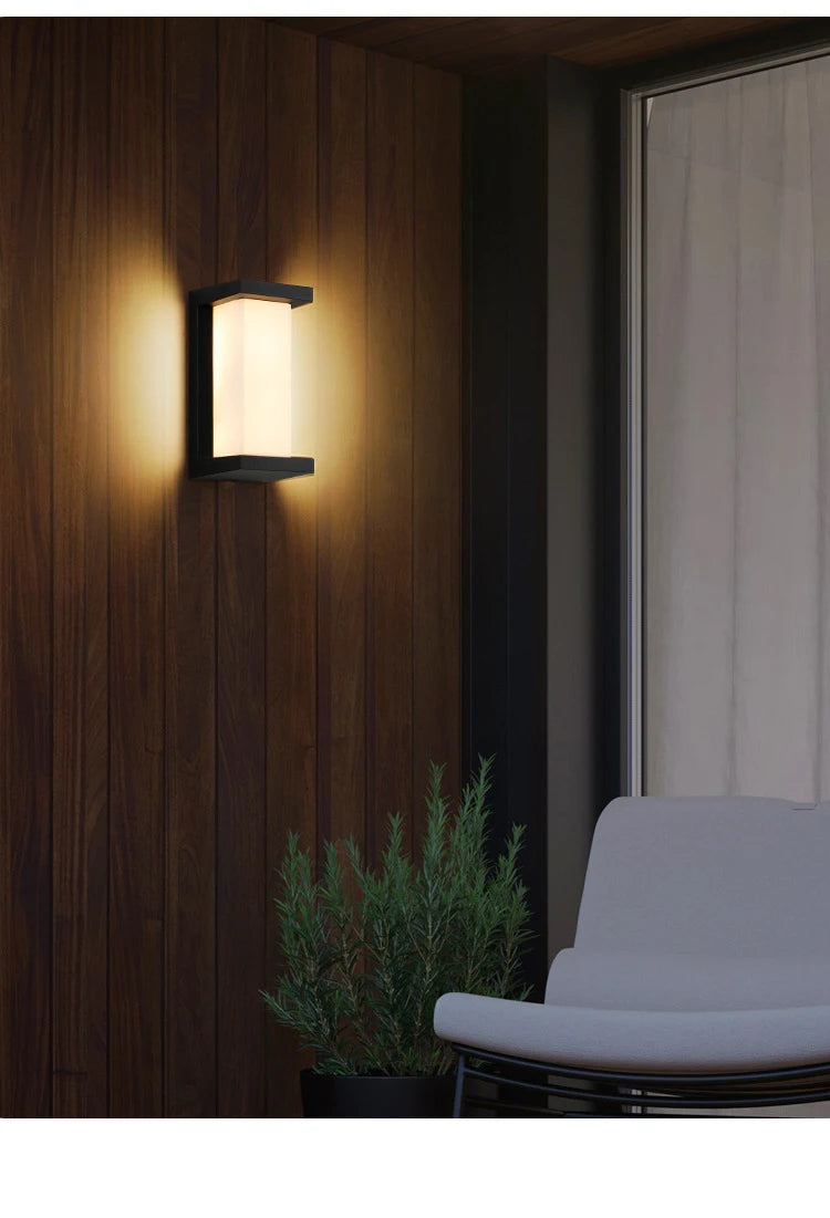 LED Porch & Garden Wall Lamp – Weatherproof Outdoor Lighting