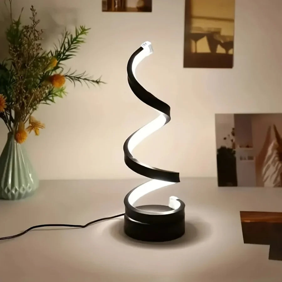 Touch Control Spiral Bedside Lamp