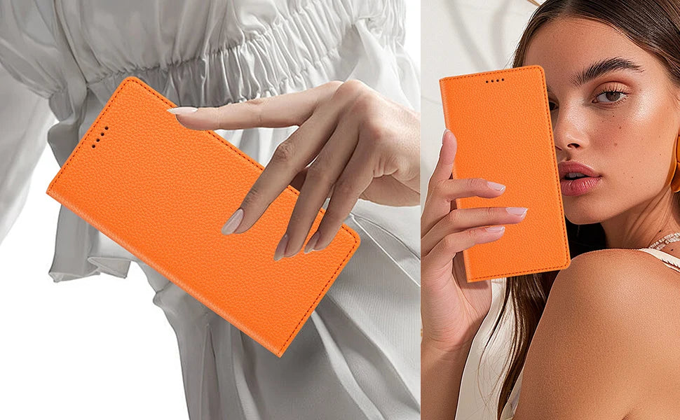 Flip Leather Wallet Cover – iPhone