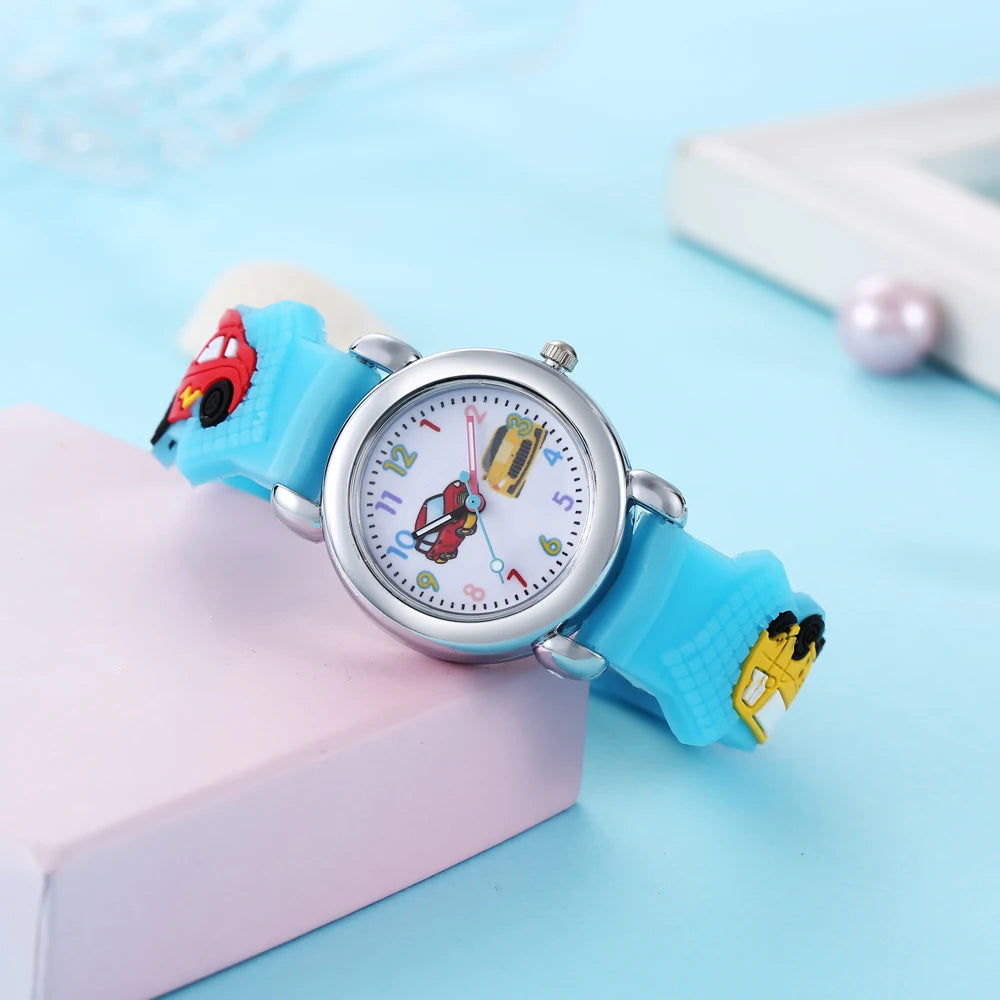 Cute Car Kids Watch – 2024 Gift”