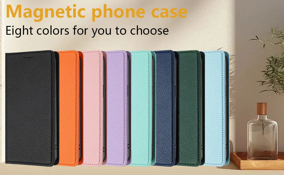 Flip Leather Wallet Cover – iPhone