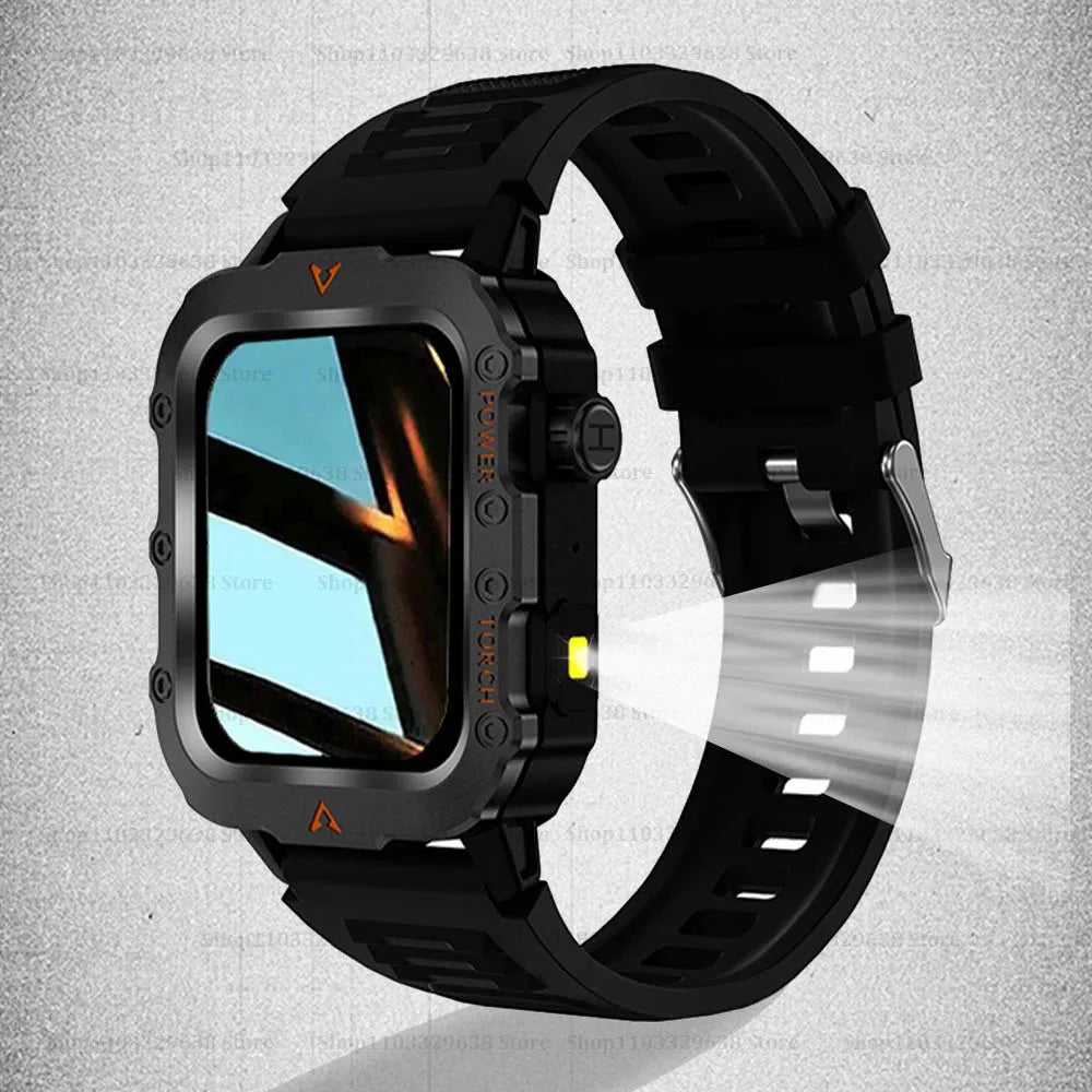 Smartwatch with Flashlight & Bluetooth Call