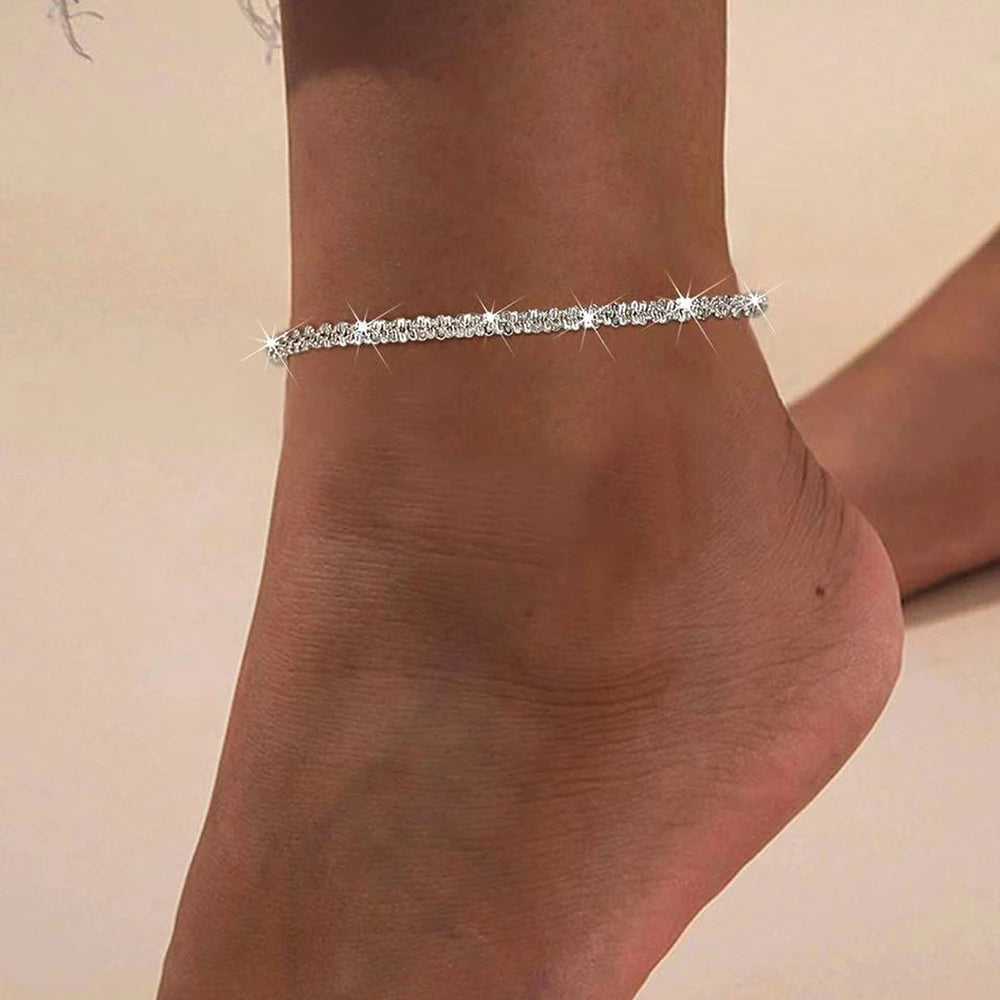 Elegant Stainless Steel Chain Anklet for Women