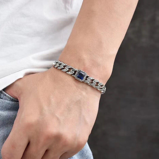 S925 Sterling Silver Bracelet for Men