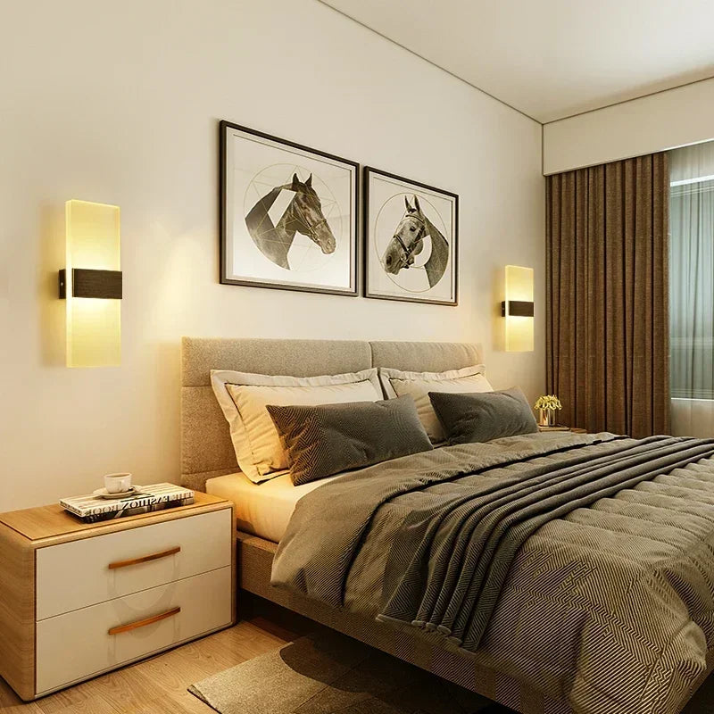 LED Wall Sconce – Modern Light for Bedroom & Corridor