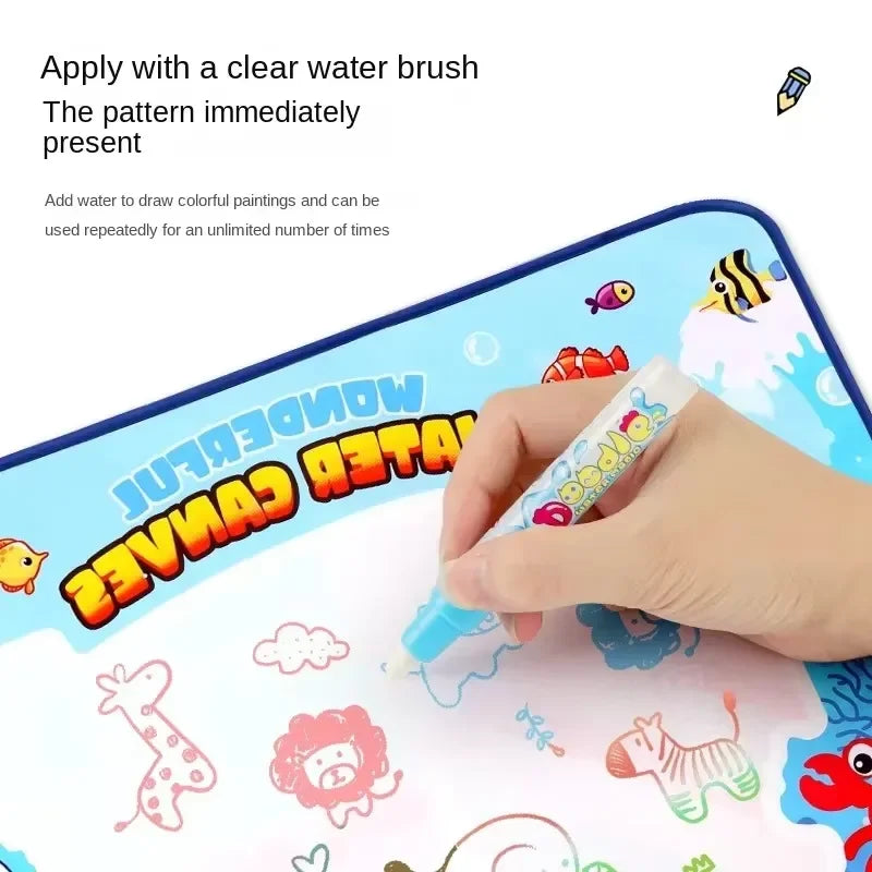 Kids Doodle Water Canvas – Mess-Free Painting Carpet