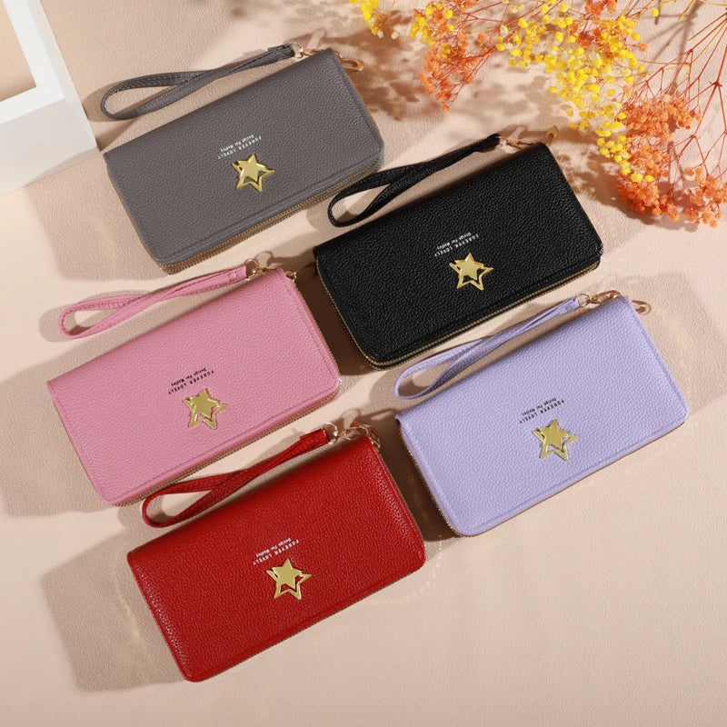Elegant Hand Clutch with 8 Card Slots & Compartments