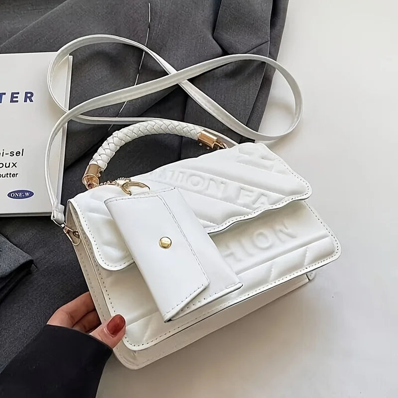 Stylish Women's Crossbody Purse with Coin Pouch