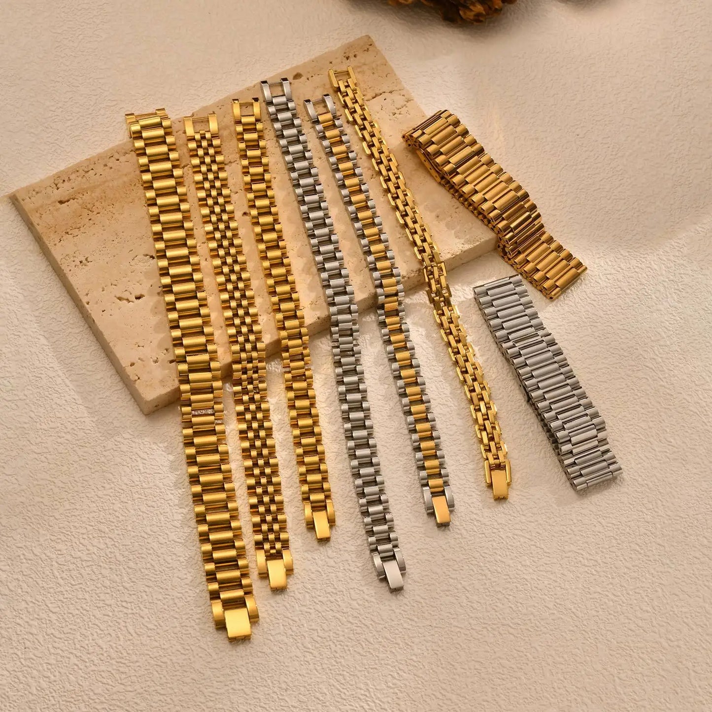 “Vnox Stainless Steel Link Bracelety