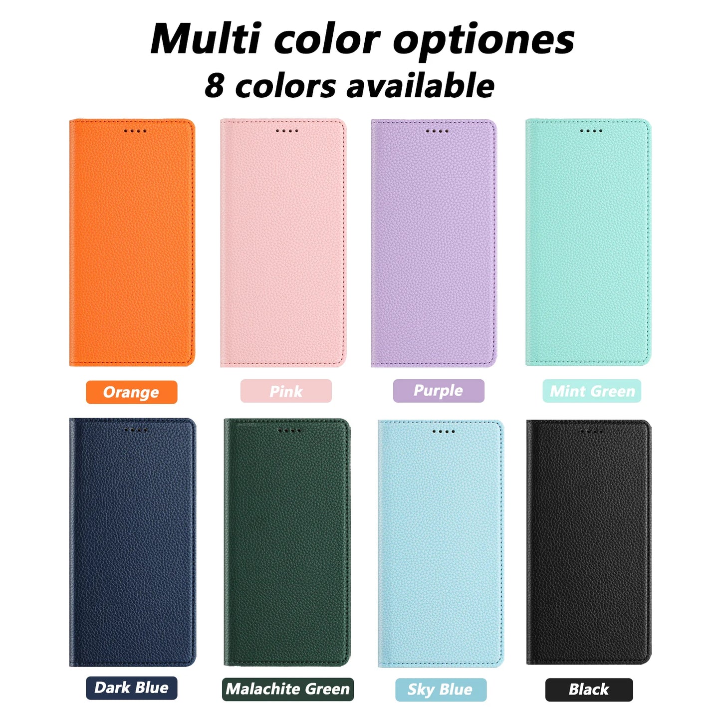 Flip Leather Wallet Cover – iPhone