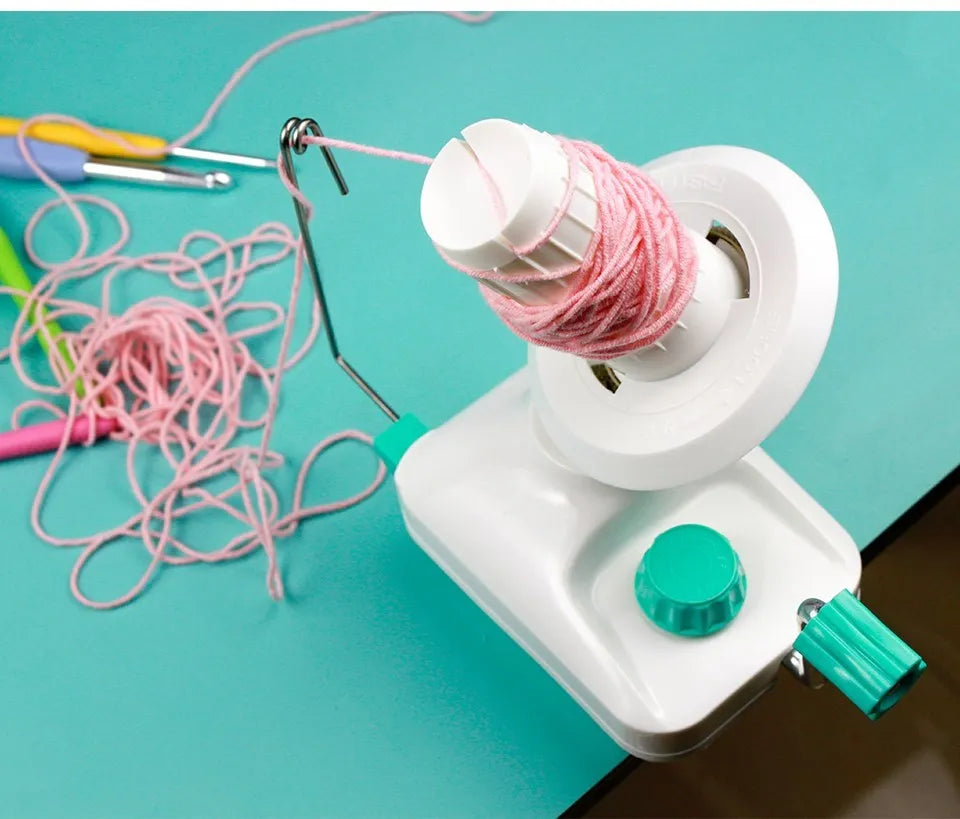 Manual Wool Ball Winder – Hand Operated Yarn Swift for Knitting