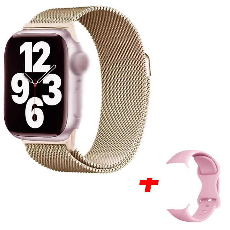 I9 Pro Max Smartwatch, Metal Strap, Call & Custom Face