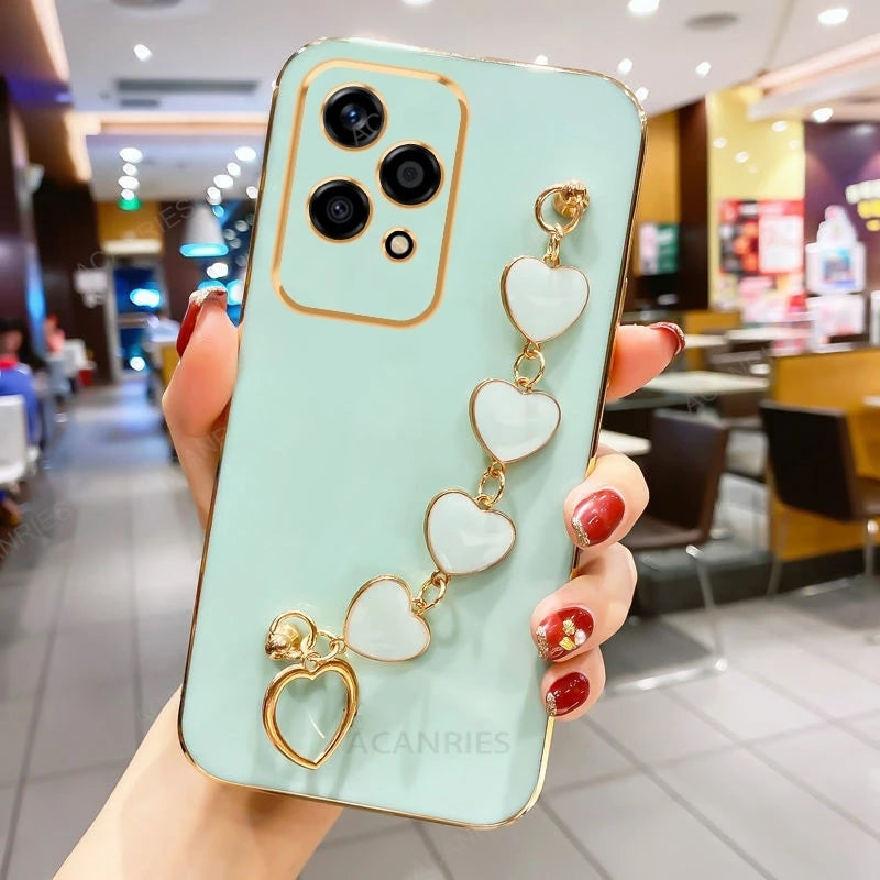 Realme 12/13 Pro Plus Heart Bracelet Case