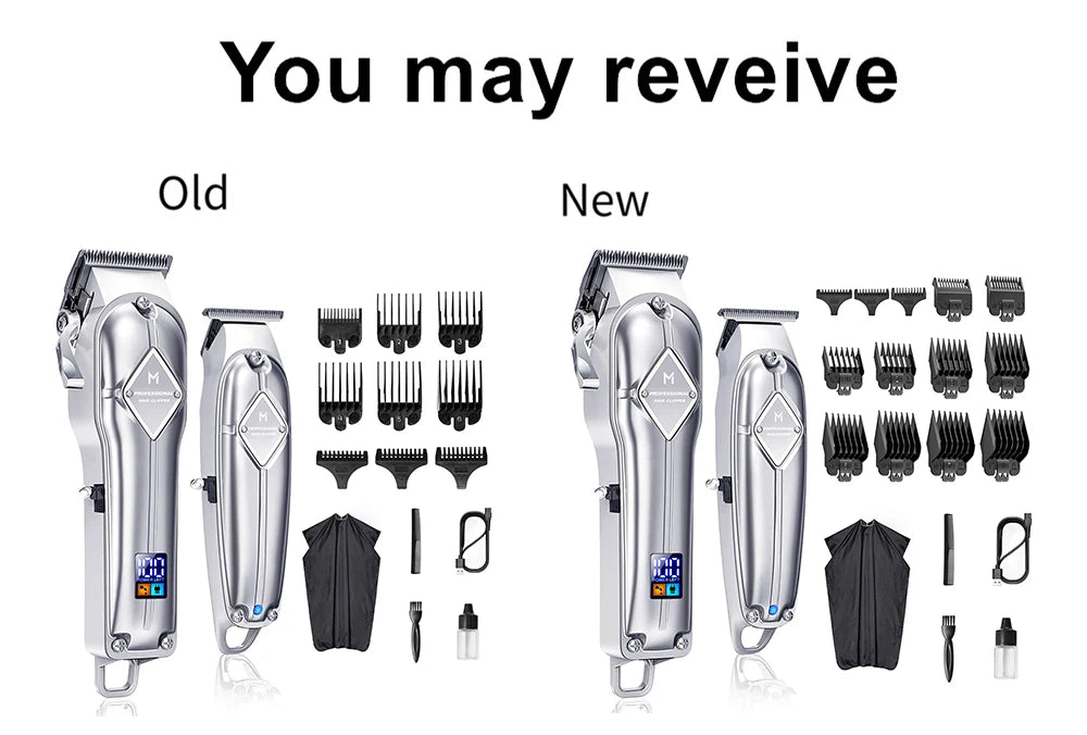 Limural Professional Hair Clippers – Cordless T-Blade Trimmer