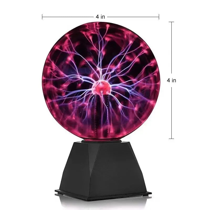 3-6 Inch LED Plasma Light for Bedroom Decor and Kids Gifts.