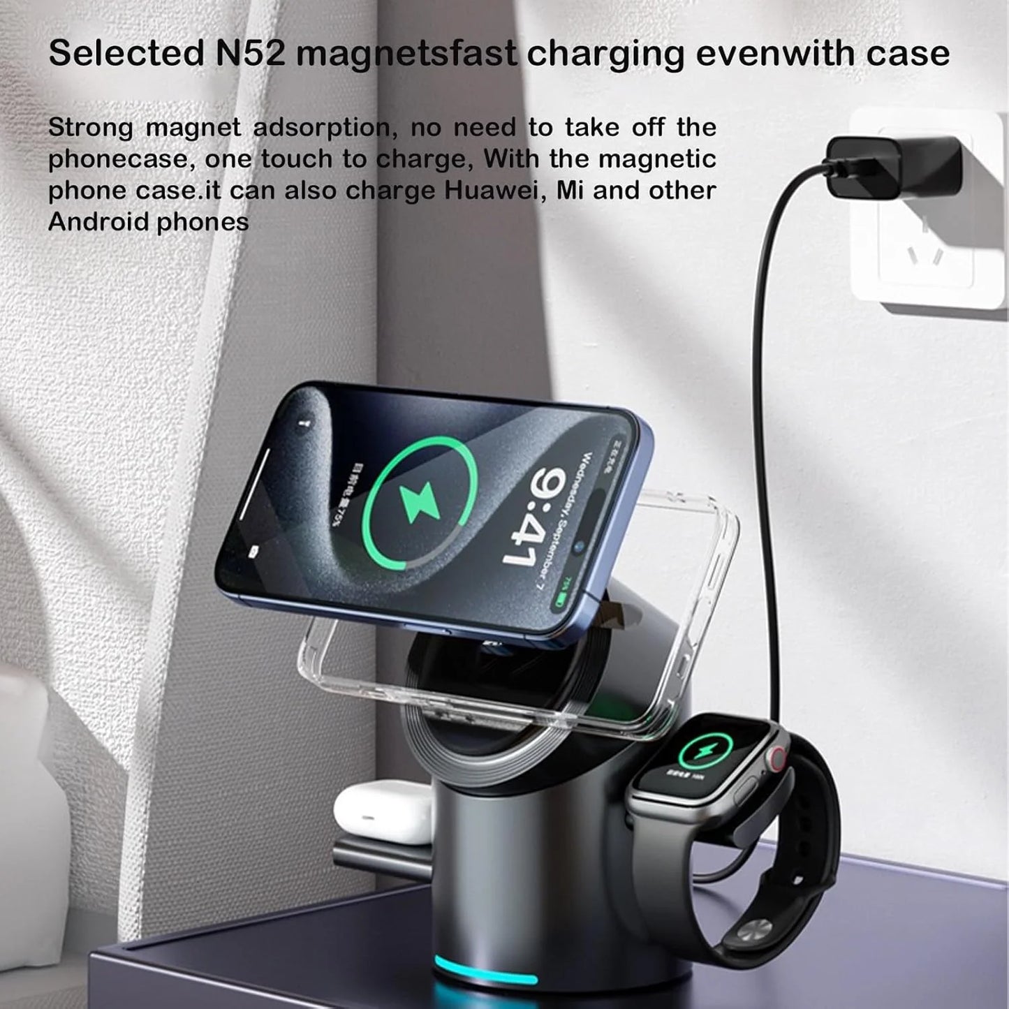 15W Magnetic Fast Charger